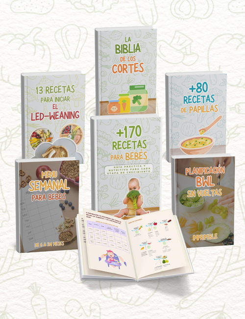 +250 Recetas para Bebés + 5 Bonos de Regalo