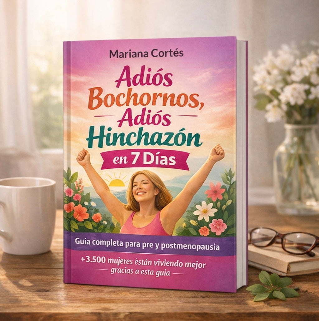 Adiós Bochornos, Adiós Hinchazón en 7 Días - Mejora tu Salud y Bienestar en Menopausia + 6 Bonos Exclusivos