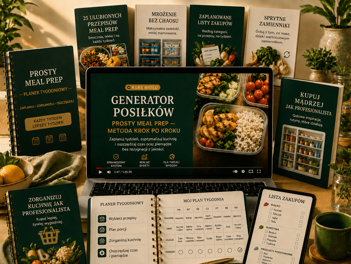 Pakiet Podstawowy Meal Prep — wersja polska