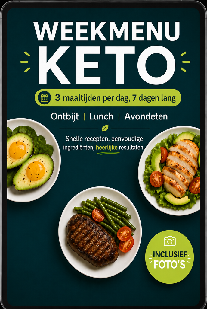 Weekmenu Keto - Nederlandse versie